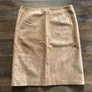 Classic Ann Taylor Suede Skirt